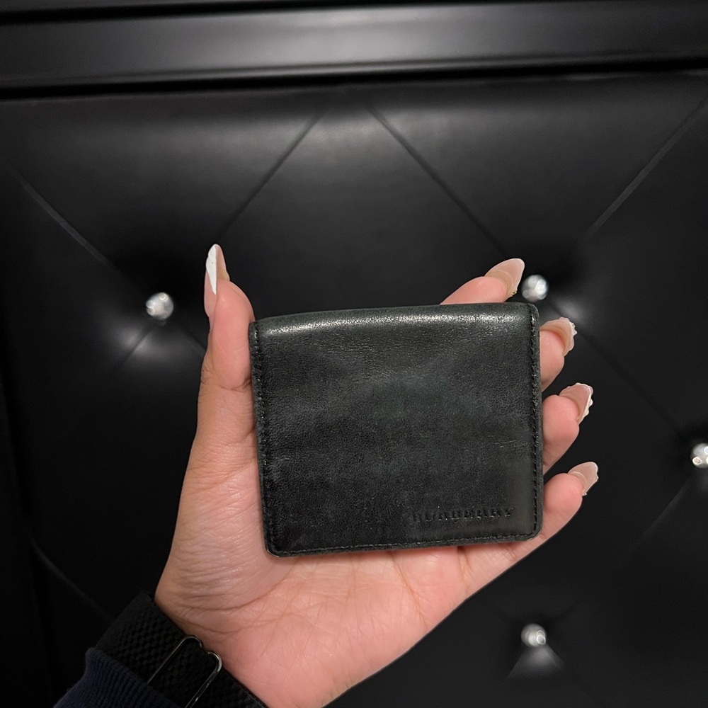 Burberry Black Leather Wallet